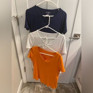 Chicos split neck tshirt bundle